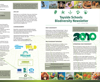 Schools Biodiversity Newsletter