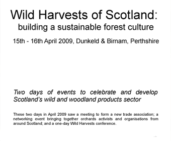 Wild Harvests of Scotland report