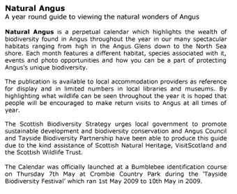 Natural wonders of Angus