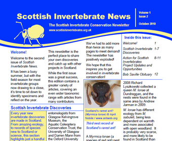 Scottish Invertebrate News Oct 2010