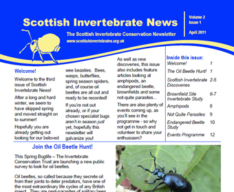 Scottish Invertebrate News April 2011