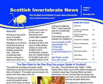 Scottish Invertebrate News Nov 2011