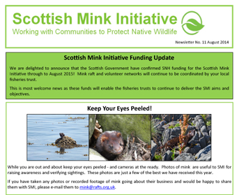 Scottish Mink Initiative Aug 2014