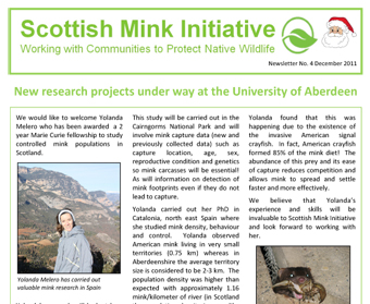 Scottish Mink Initiative Dec 2011