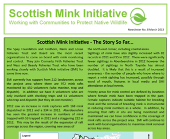 Scottish Mink Initiative March 2013