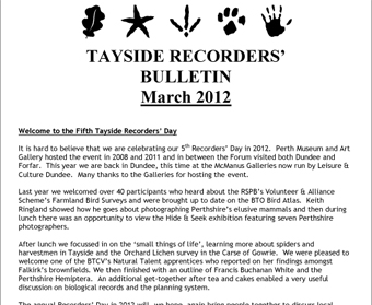 Tayside Recorders Bulletin March 2012