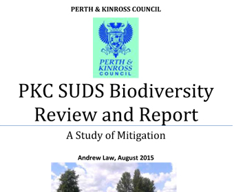 SUDS Biodiversity Review (Perth & Kinross) 2015