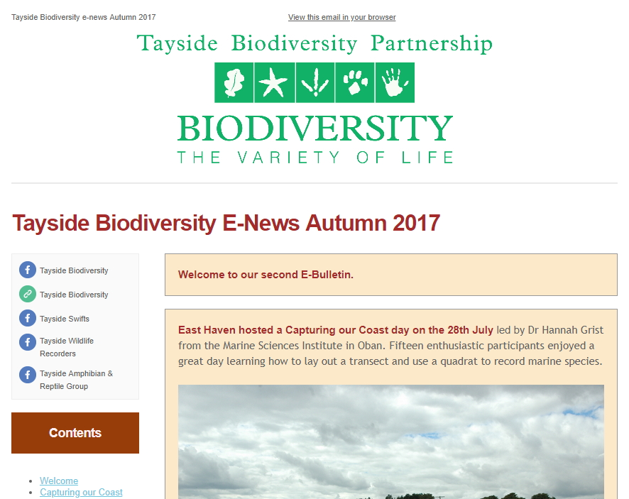 Tayside Biodiversity E-News 2