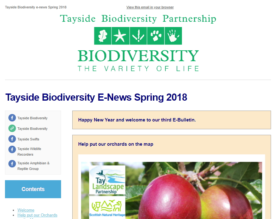 Tayside Biodiversity E-News 3