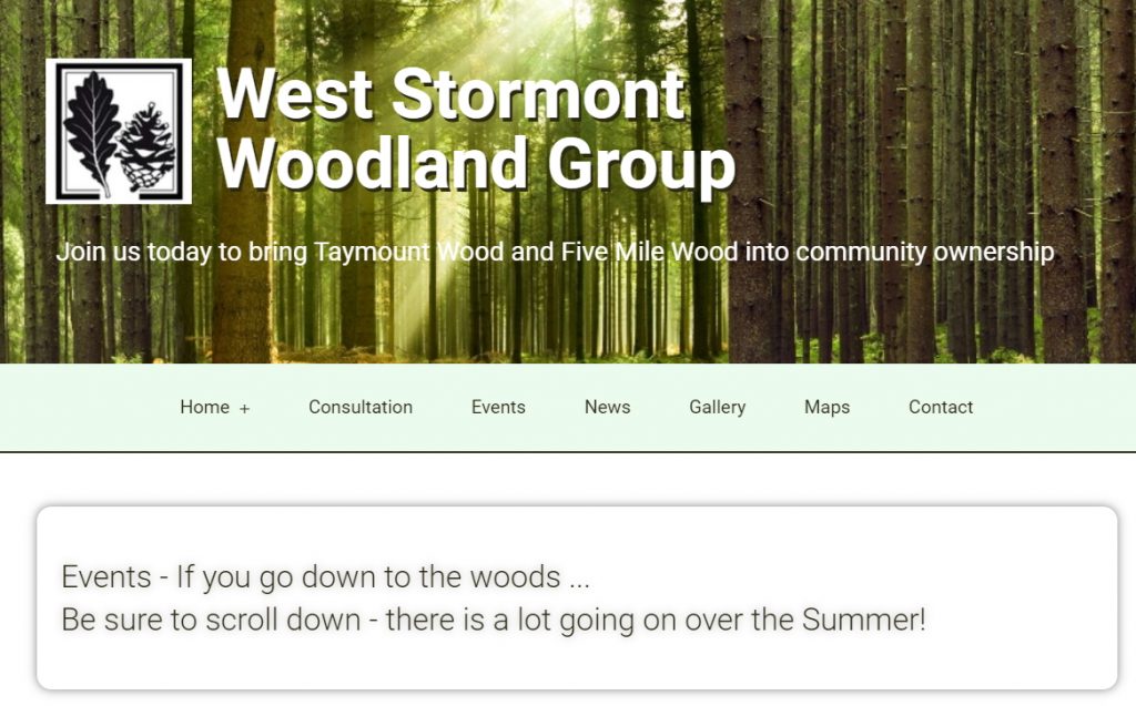 West Stormont Woodland Events