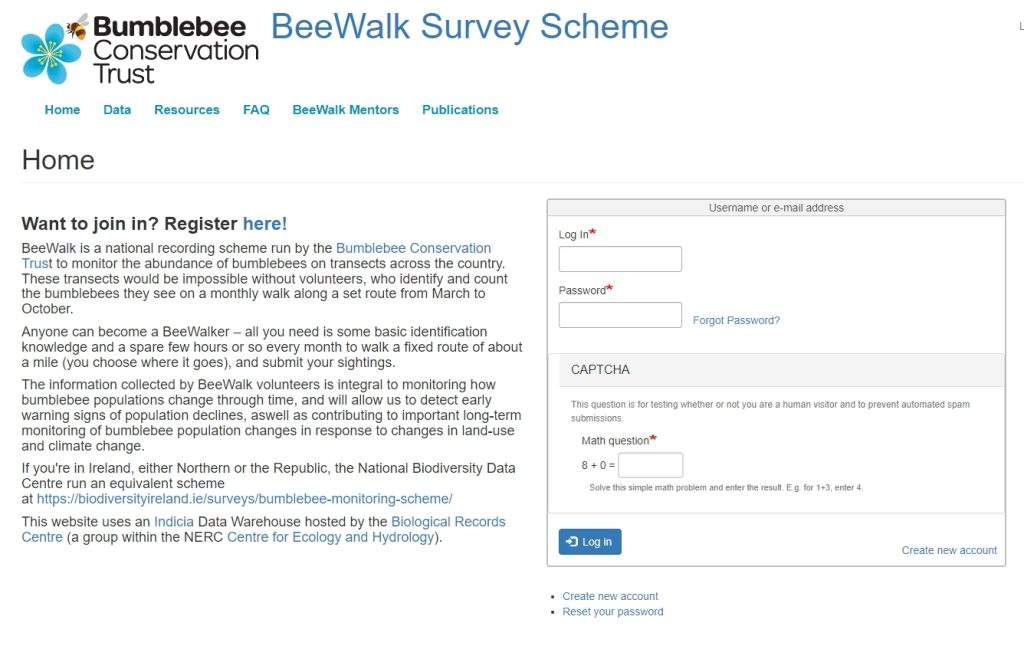 Beewalk Survey Scheme - Everyone Welcome