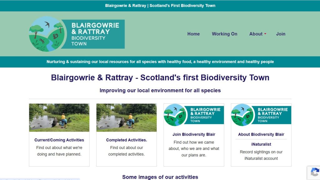 Blairgowrie & Rattray - Scotland's first Biodiversity Town